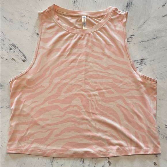 Fabletics Dry-Flex Muscle Top in Wide Zebra Stripe - Picture 2 of 6